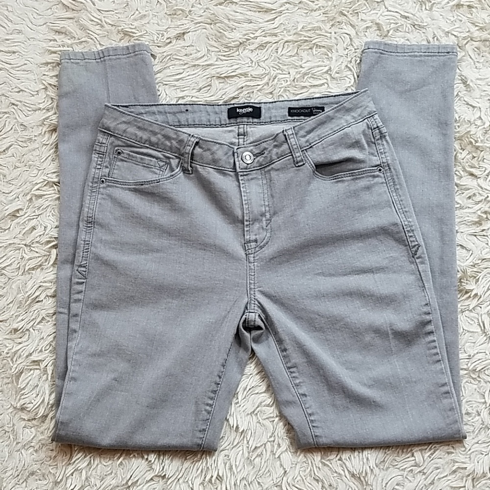 Kenzie Knockout Skinny High-rise Gray Wash 6/28